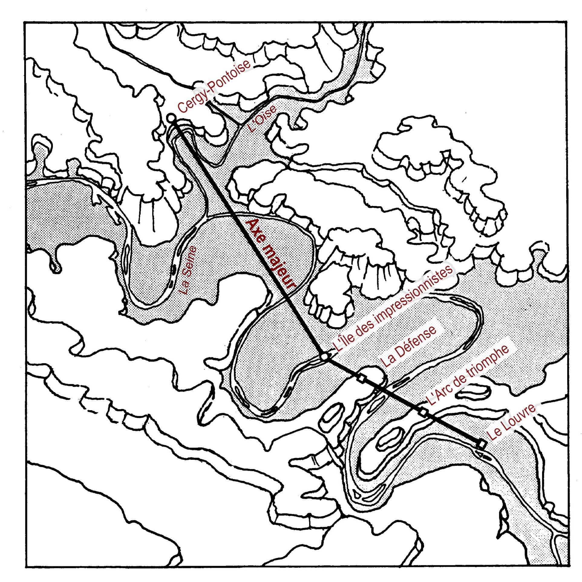 Tracé de l'Axe majeur