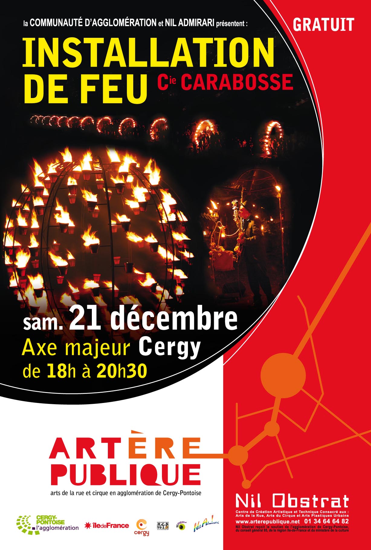 Affiche Installation de feu